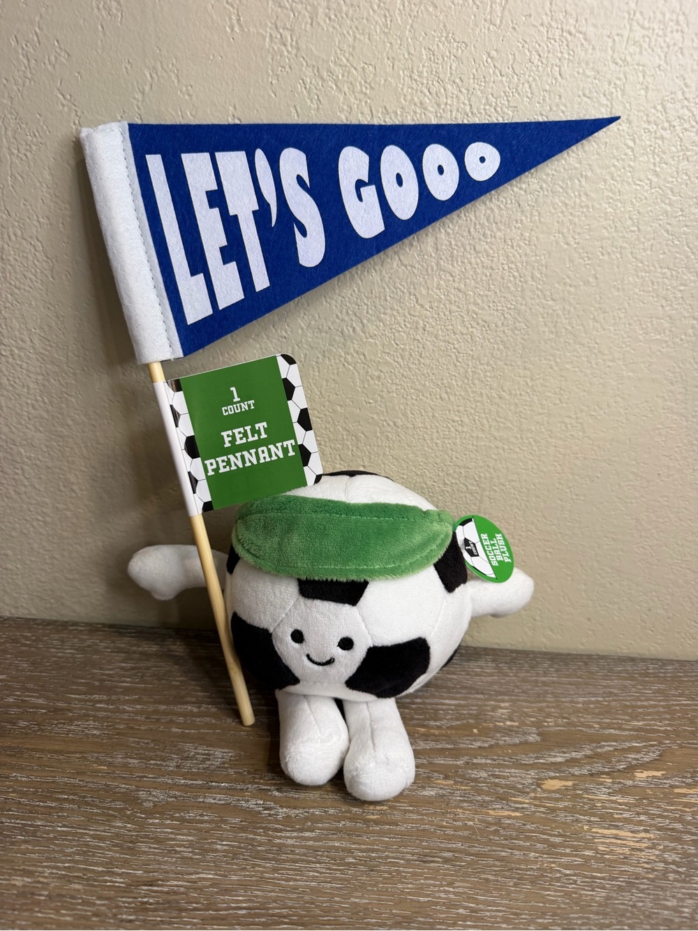 New Target Bullseye Soccer Plush & Flag